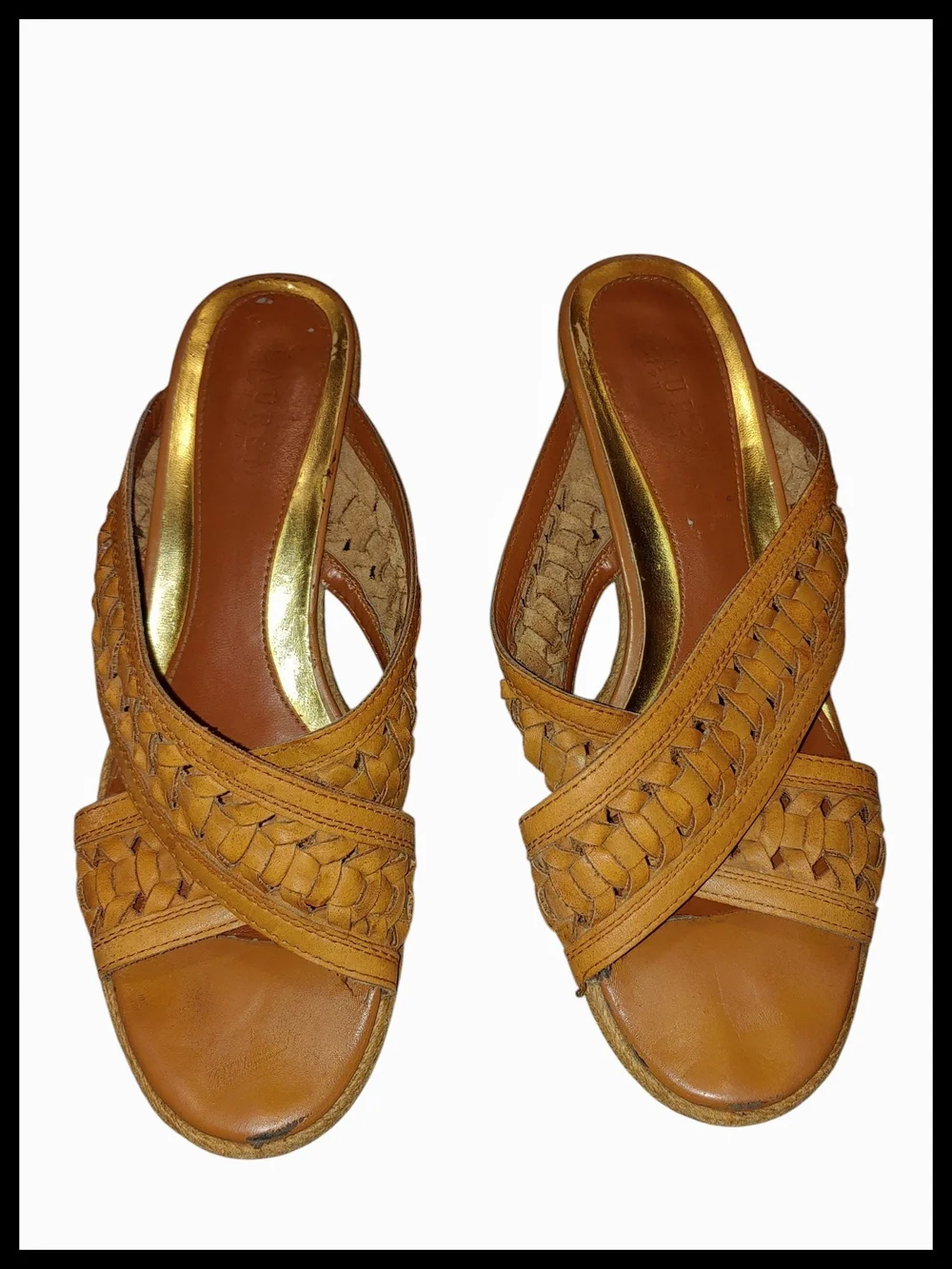 Lauren Ralph Lauren Slide Wedge Sandals